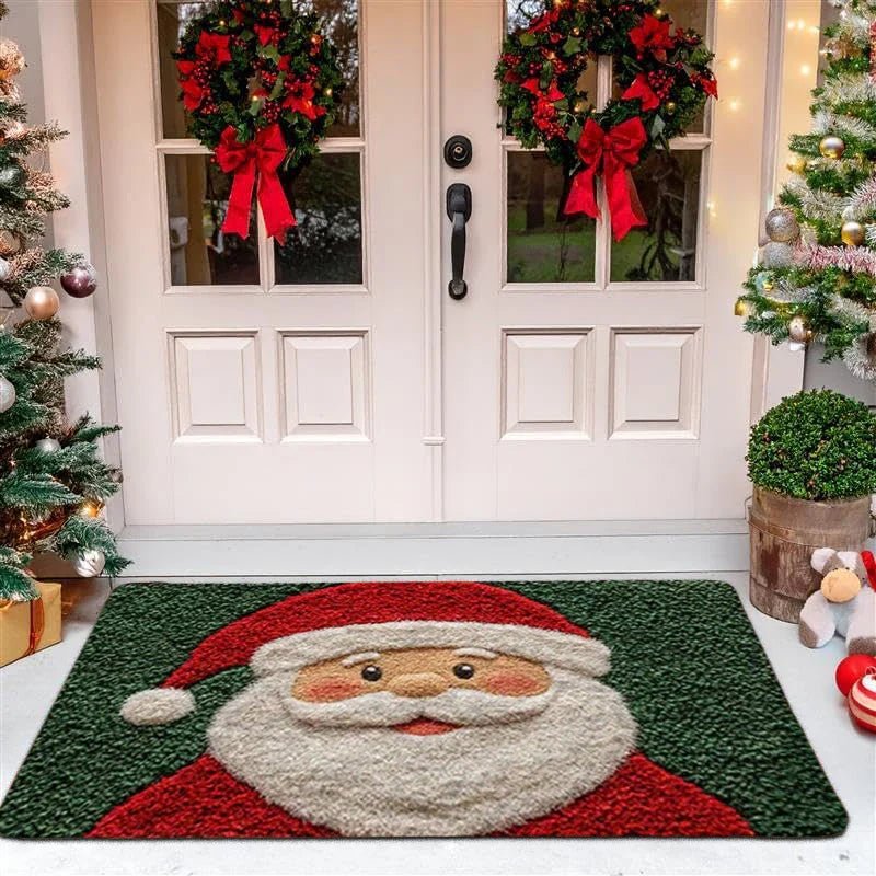 Festive Reindeer Welcome Mat — Soft, Cozy & Holiday - Themed Door Decor for Your Entryway - Veloxa