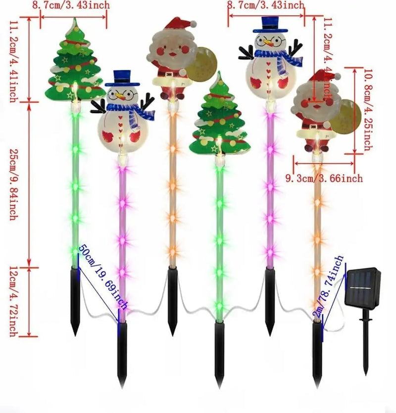 GlowJoy™ 6 - Pack Instant Christmas Lights - Veloxa