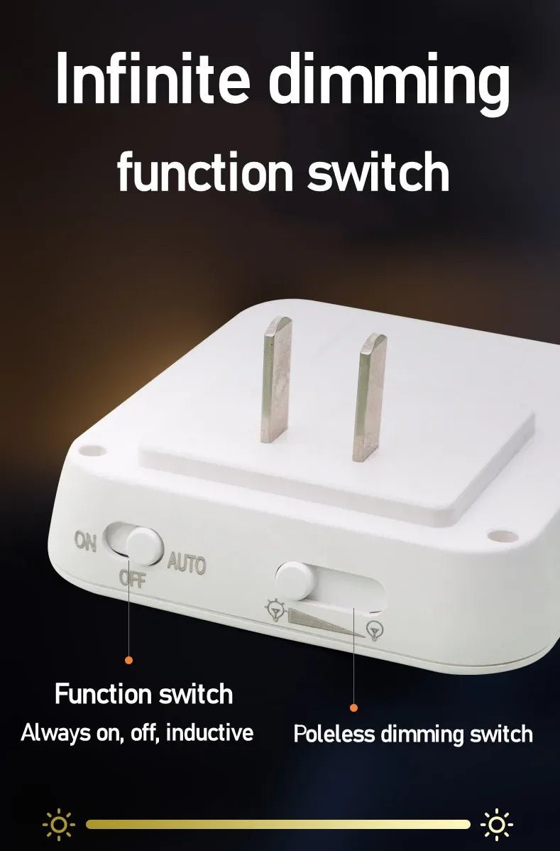 Night Light Motion Sensor With LED Light EU Plug Lamps Children'S Night Light Wireless Night Lamp For Bedside Table Bedroom Nigh - Veloxa